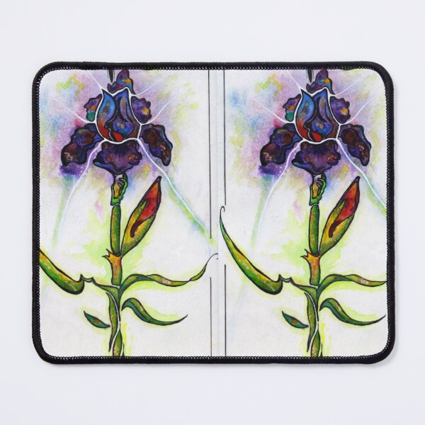 Item preview, Blue and mauve iris designed and sold by Ginette Ash.