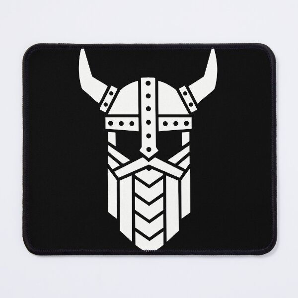 Item preview, Minimalist Viking Geometric Warrior Mascot designed and sold by PixelStudioBe.