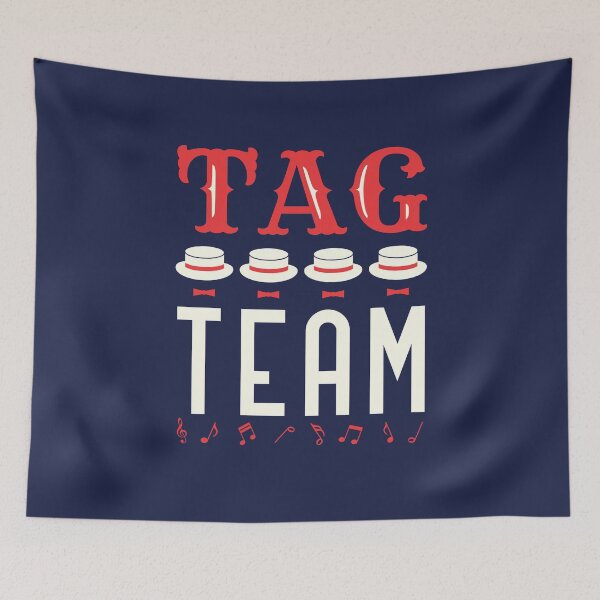 Item preview, Tag Team Singing Barbershop Quartet Harmony designed and sold by jaygo.