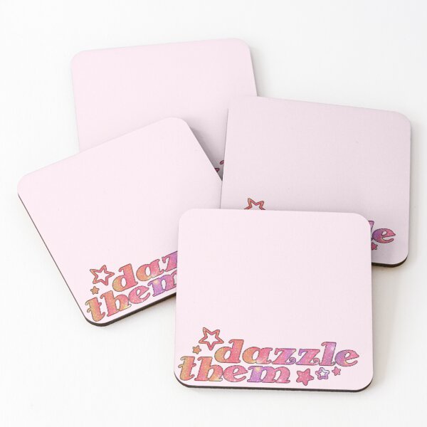 Item preview, Dazzle Them Pink Glitter Quote designed and sold by bubblegoth.