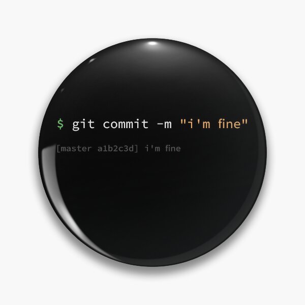 Artikelvorschau, git commit -m "Mir geht's gut" - Humor über Programmierer-Burnout entworfen und verkauft von Becheer.