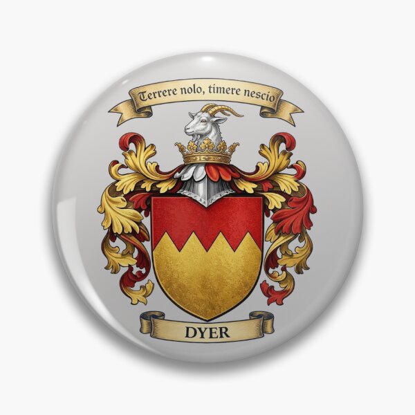 Item preview, The Dyer Family Coat of Arms designed and sold by BagTown Clans.
