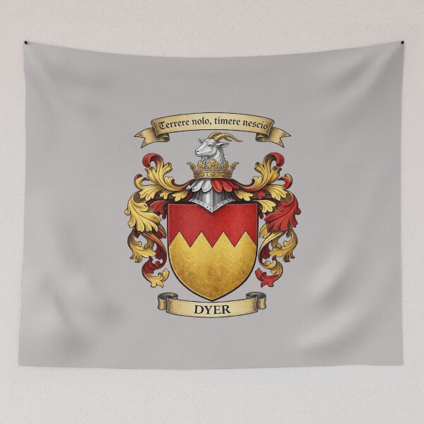 Item preview, The Dyer Family Coat of Arms designed and sold by BagTown Clans.