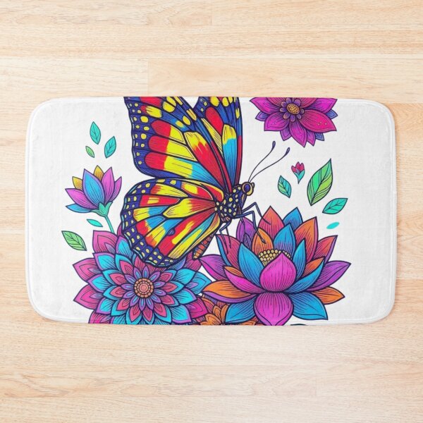 Item preview, Butterflies and flowers designed and sold by PP&RAINBOW SHOP.