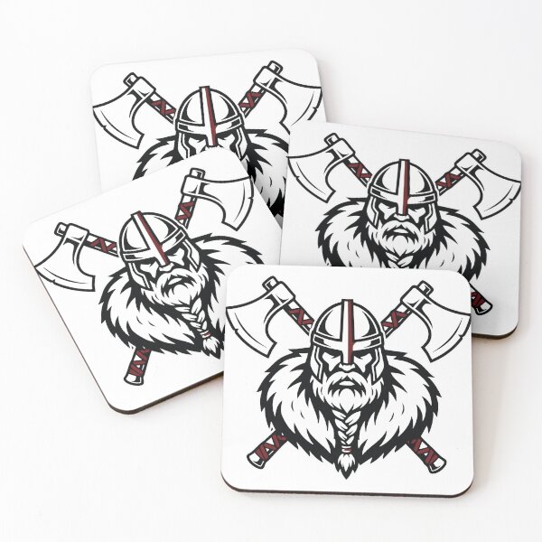 Item preview, Viking Axemaster Warrior Cross Axes Mascot designed and sold by PixelStudioBe.