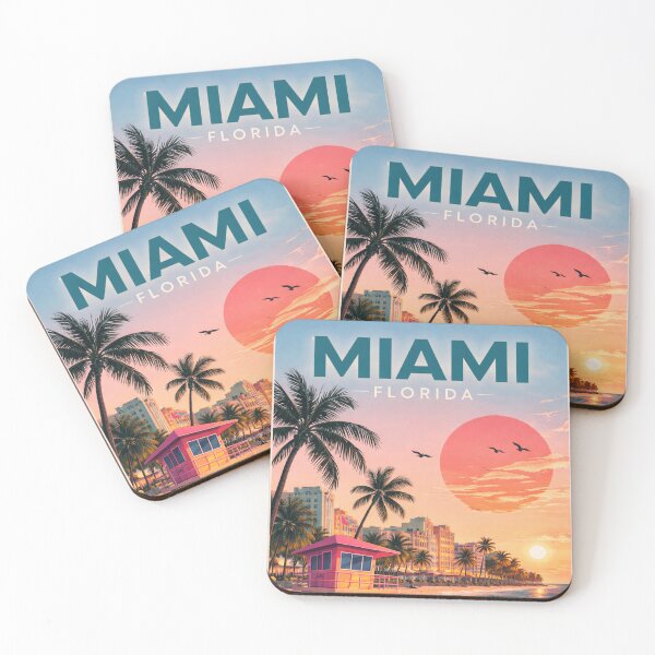 Item preview, Miami Florida Sunset designed and sold by ApGraphicDesigns.