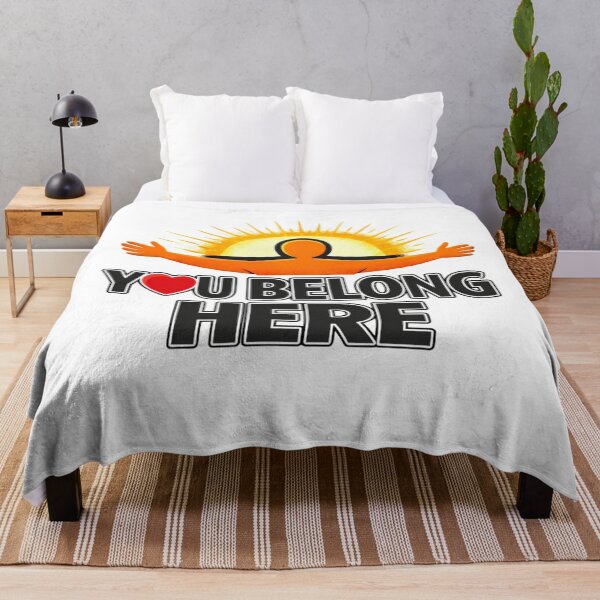 Item preview, You Belong Here T-Shirt | Inspirational Mental Health Tee | Self-Love & Positivity Shirt designed and sold by Be-You-Vibes.