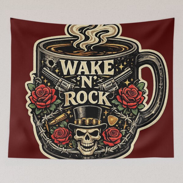 Item preview, Coffee Lover Wake N Rock designed and sold by LuluLeb.