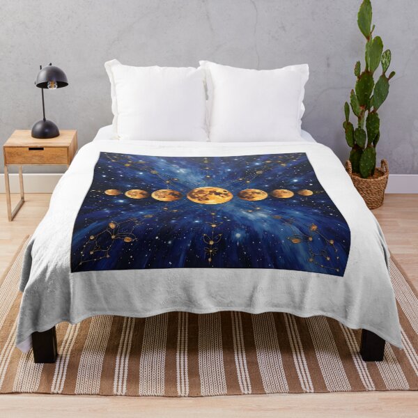 Item preview, Cosmic Moon Phase Wall Art – Celestial Lunar Cycle Poster – Boho Spiritual Wall Decor designed and sold by Vajid Designs .