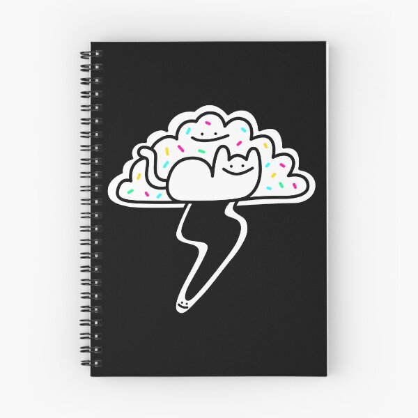 Item preview, Cute Cat on Lightning Cloud Cartoon designed and sold by Porky Roebuck.