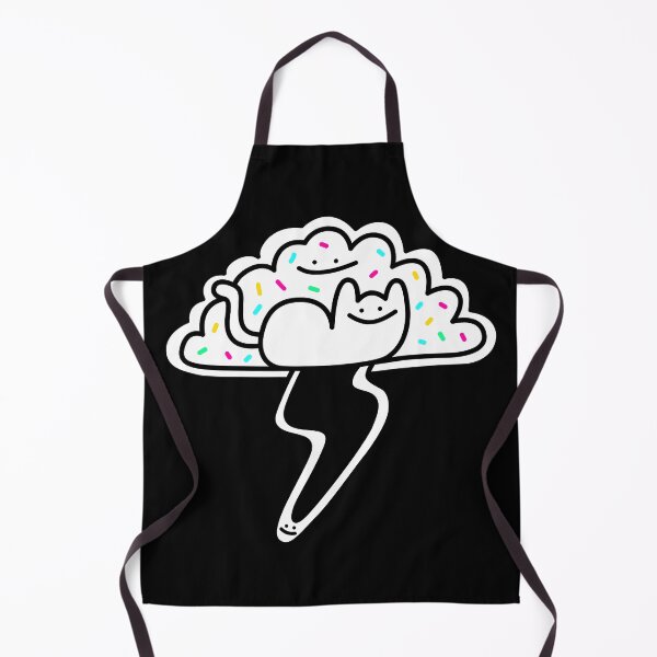 Item preview, Cute Cat on Lightning Cloud Cartoon designed and sold by Porky Roebuck.