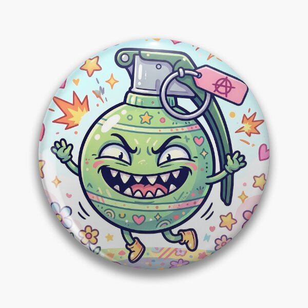 Item preview, Grenade Wants to Play designed and sold by theOffbeatCamel.