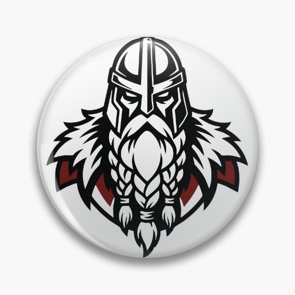 Item preview, Viking Jarl Warrior Braided Beard Norse Mascot designed and sold by PixelStudioBe.