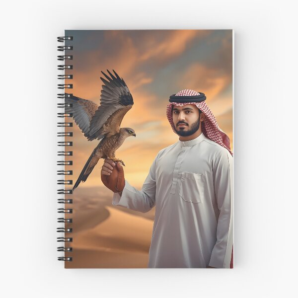 Item preview, Saudi Falconry Desert Sunset Wall Art Print — Arabian Falcon  Heritage Poster, Saudi Falconer KSA Cultural Decor designed and sold by GoldenVerseArt.