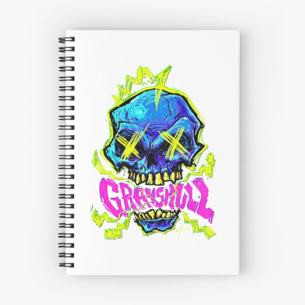 Item preview, Neon Cyber Punk Skull Electric Grunge Graphic designed and sold by RokoKull.
