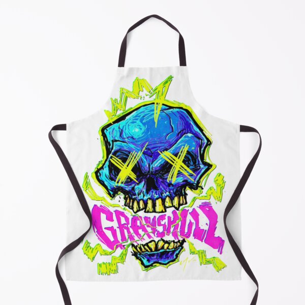 Item preview, Neon Cyber Punk Skull Electric Grunge Graphic designed and sold by RokoKull.