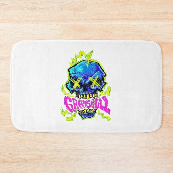 Item preview, Neon Cyber Punk Skull Electric Grunge Graphic designed and sold by RokoKull.