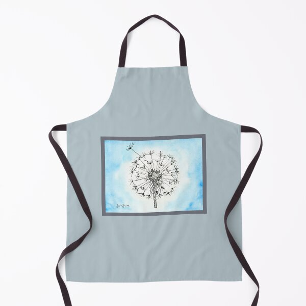 Item preview, Dandelion Waiting for a Breeze - watercolor painting designed and sold by Annie Mason Art.