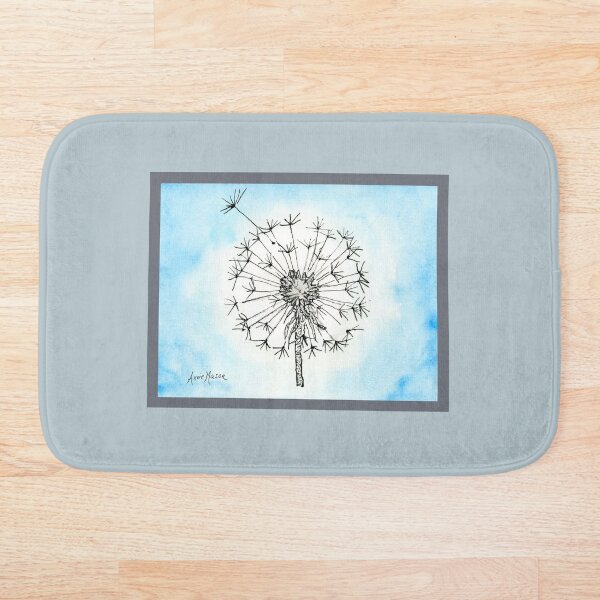 Item preview, Dandelion Waiting for a Breeze - watercolor painting designed and sold by Annie Mason Art.