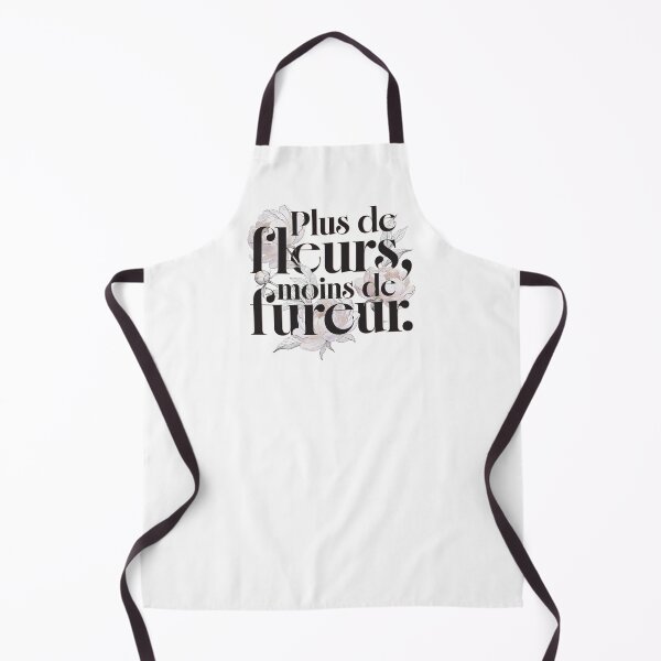 Item preview, Plus de Fleurs Moins de Fureur French Quote Floral Aesthetic designed and sold by Olhapro.