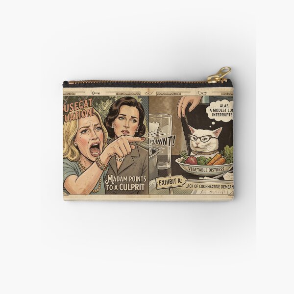 Item preview, The Housecat Situation Vintage Comic Meme Art designed and sold by ern vintage store.