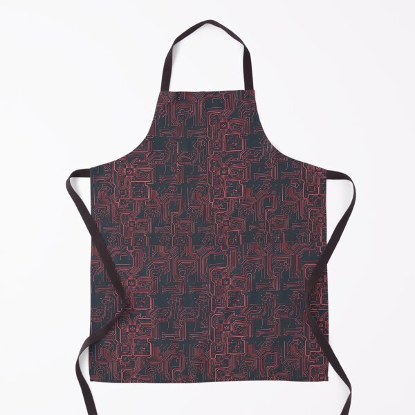Item preview, Kinetic Red Circuitry Schematic – Aesthetic Performance Logic Board designed and sold by ResonateUK.
