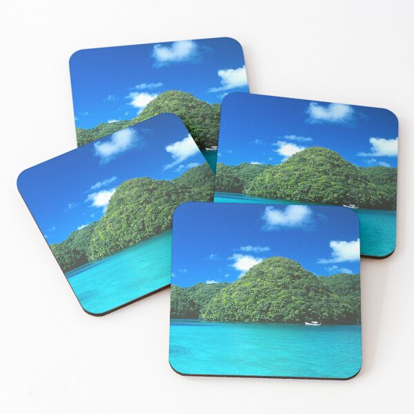 Item preview, Palau Islands Tropical Paradise And Boat, Micronesia Photo designed and sold by DEC02.