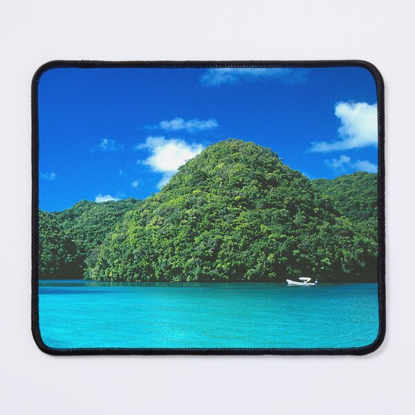 Item preview, Palau Islands Tropical Paradise And Boat, Micronesia Photo designed and sold by DEC02.