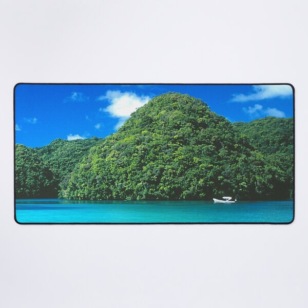 Item preview, Palau Islands Tropical Paradise And Boat, Micronesia Photo designed and sold by DEC02.