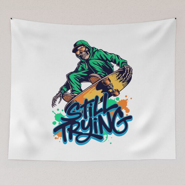 Item preview, graffiti skater – board tricks - streetwear - kickflip - skateboarding - skater - skate life - skate culture  - Skateboarding animal designed and sold by JansenGS.