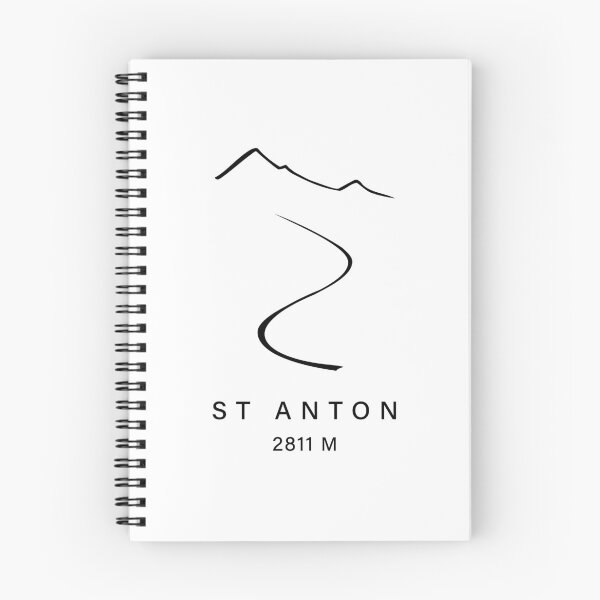 Item preview, St Anton Ski Resort – Minimal Ski Line (Front Chest Small) designed and sold by leewarddesign.