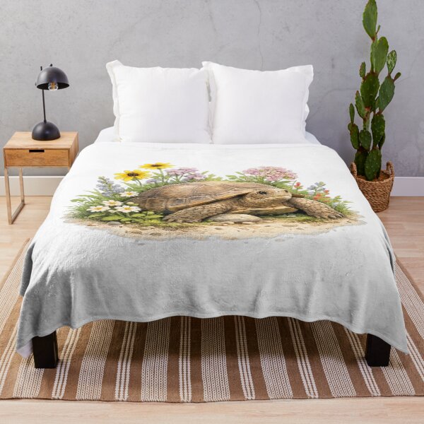Item preview, Gopher Tortoise in Flowers designed and sold by thehaywirehoney.