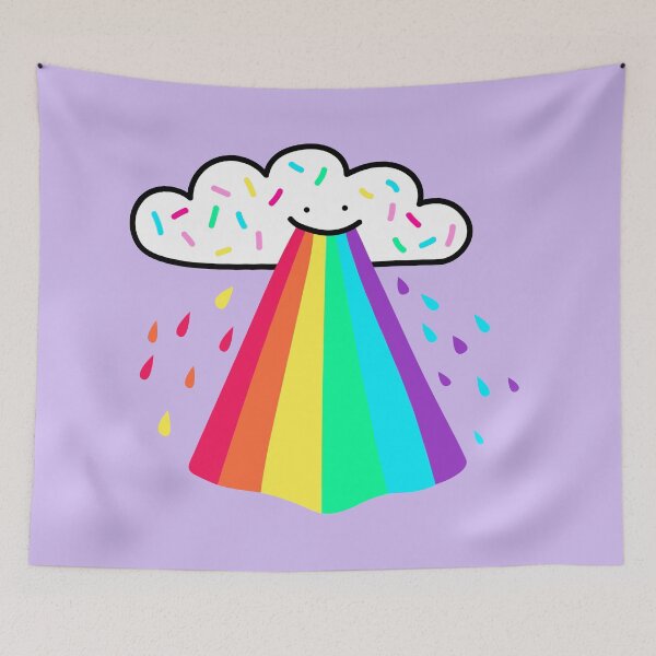 Item preview, Cute Rainbow Cloud Cartoon designed and sold by Porky Roebuck.