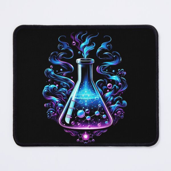Item preview,  Neon Dark Fantasy Chemistry Flask V4 | Edgy Science Art designed and sold by MouradStudio.