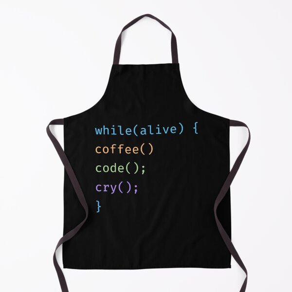 Item preview, while(alive) coffee code cry - Programmer Infinite Loop designed and sold by Becheer.