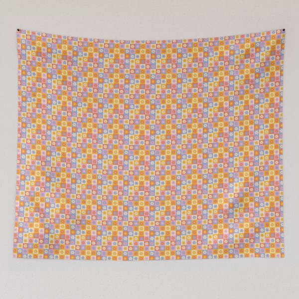 Item preview, 70s-80s Retro Flower Groovy Pattern designed and sold by TT Design & Creative Studio.