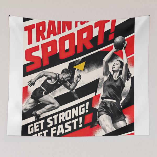 Item preview, Train for Sport – Strength & Speed Motivation designed and sold by ForeverPrintsOK.