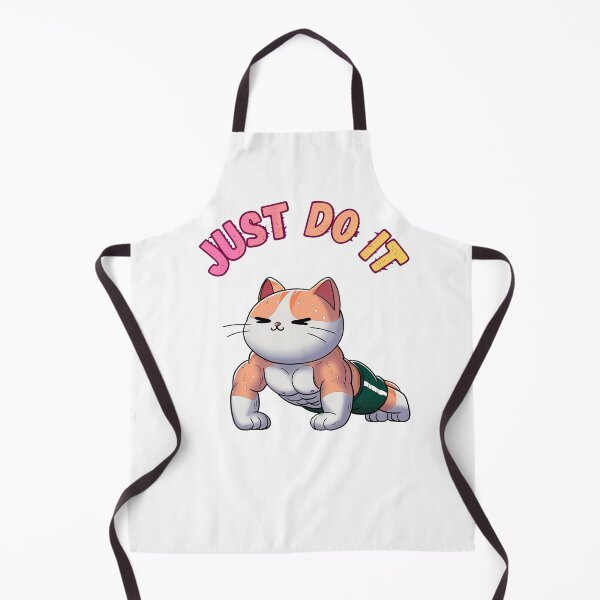 Item preview, Just Do It… After One More Rep – Funny Gym Cat Doing Push Ups designed and sold by BlackCat Vibe.