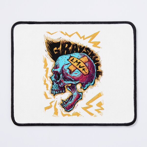 Item preview, Screaming Punk Mohawk Skull Electric Heavy Metal designed and sold by RokoKull.