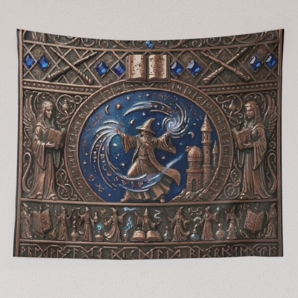 Item preview, Enchanted Forest Fantasy Notebook Cover | Magical Fantasy Art designed and sold by Hanna Dreamy.