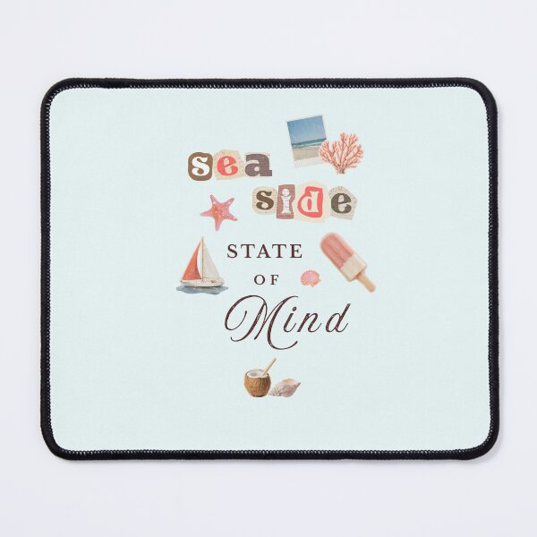 Item preview, Sea Side State of Mind | Vintage Beach Collage Aesthetic designed and sold by SMRStudio.