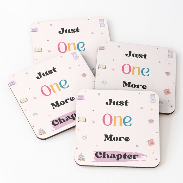 Item preview, Just One More Chapter Quote – Cute Reading Aesthetic  designed and sold by Nanobloom.