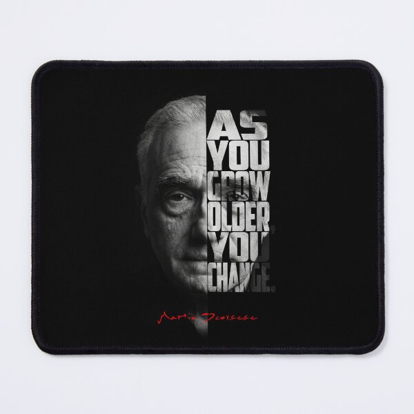 Item preview, Black and white Martin Scorsese Legendary Director quote. designed and sold by Enea Kelo.