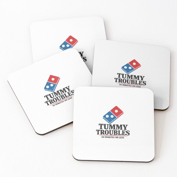 Item preview, Tummy Troubles Retro Parody Pizza Graphic designed and sold by TheArtOfCar.