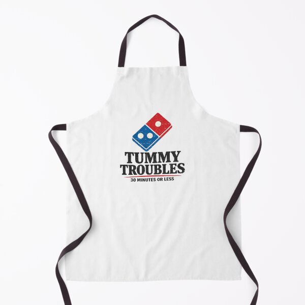 Item preview, Tummy Troubles Retro Parody Pizza Graphic designed and sold by TheArtOfCar.
