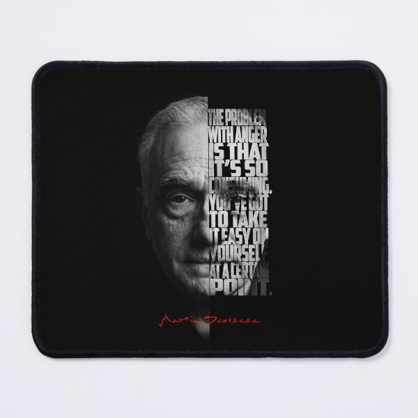 Item preview, Black and white Martin Scorsese Legendary Director quote. designed and sold by Enea Kelo.