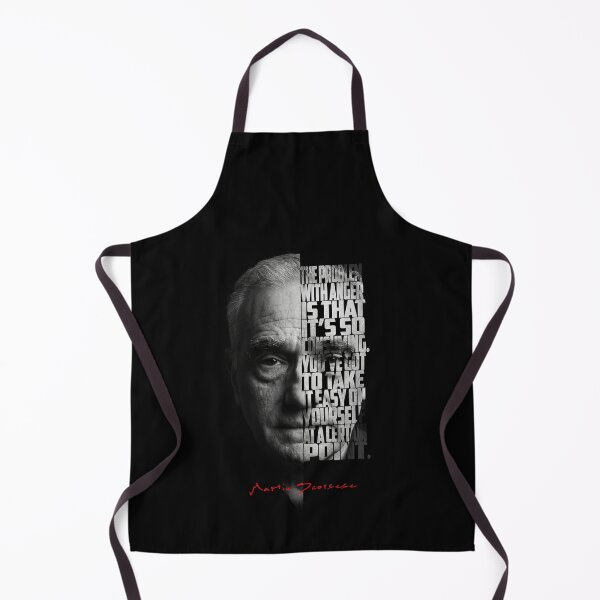 Item preview, Black and white Martin Scorsese Legendary Director quote. designed and sold by Enea Kelo.