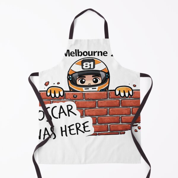 Item preview, Oscar Was Here – F1 Melbourne 2026 Cartoon Driver Sticker designed and sold by Random Designs.