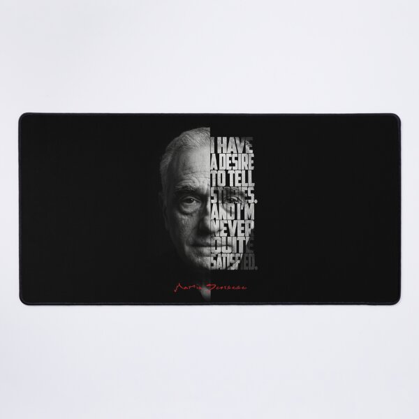 Item preview, Black and white Martin Scorsese Legendary Director quote. designed and sold by Enea Kelo.