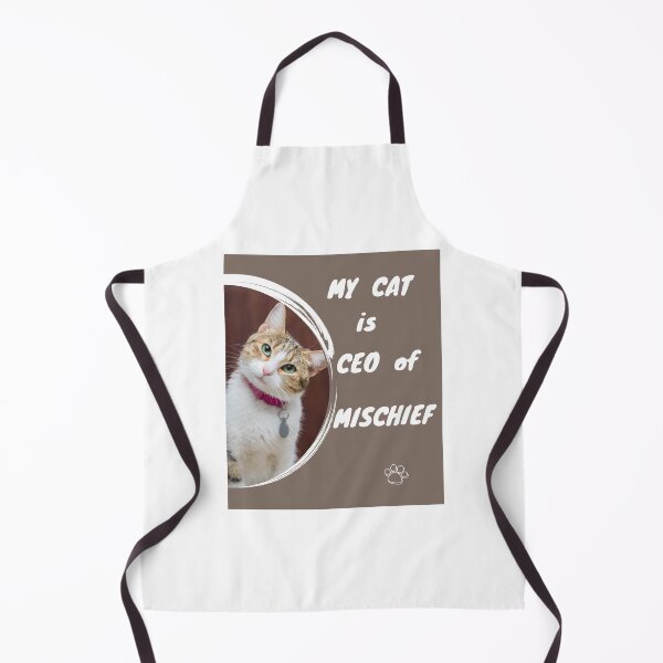 Item preview, My Cat is CEO of Mischief Funny Cat Lover Quote designed and sold by HALYNA070824.